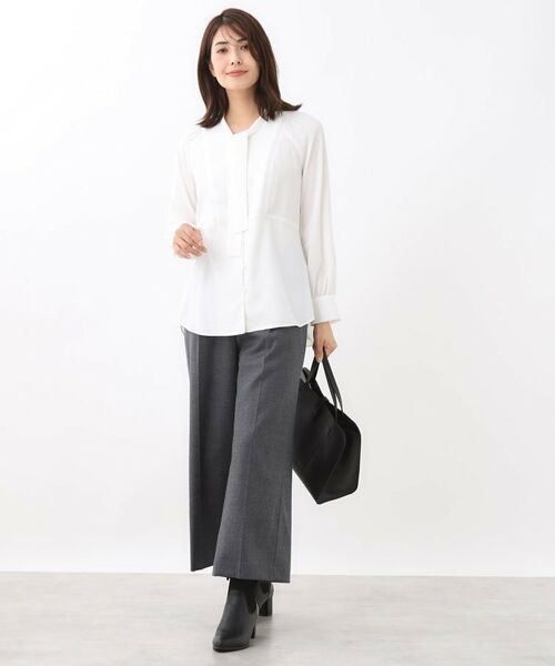 Reflect / リフレクト ショート・ハーフ・半端丈パンツ | 【腰周りすっきり◎】ワイドクロップドパンツ | 詳細6