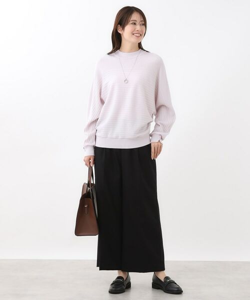 Reflect / リフレクト ショート・ハーフ・半端丈パンツ | 【腰周りすっきり◎】ワイドクロップドパンツ | 詳細9