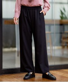 Reflect / リフレクト パンツ | 【ウエスト総ゴム／セットアップ可】フルレングスストレートパンツ