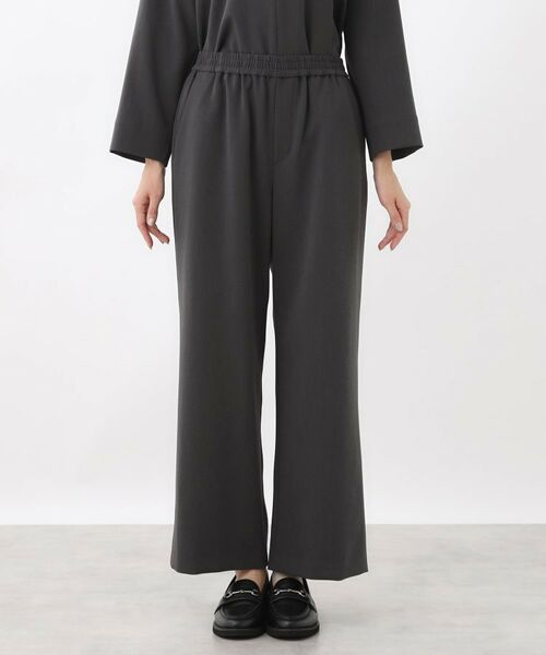 Reflect / リフレクト パンツ | 【ウエスト総ゴム/セットアップ可】フルレングスストレートパンツ | 詳細17
