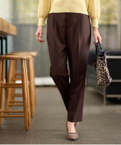 Reflect / リフレクト パンツ | 【腰周りすっきり◎】センタープレス入りテーパードパンツ