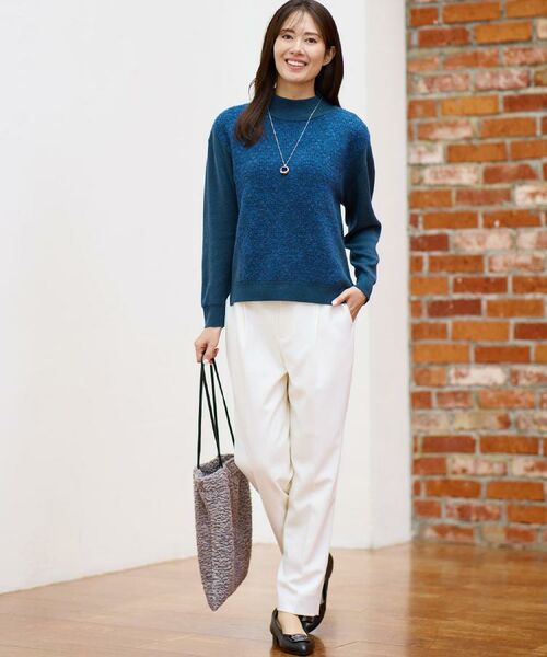 Reflect / リフレクト パンツ | 【腰周りすっきり◎】センタープレス入りテーパードパンツ | 詳細10