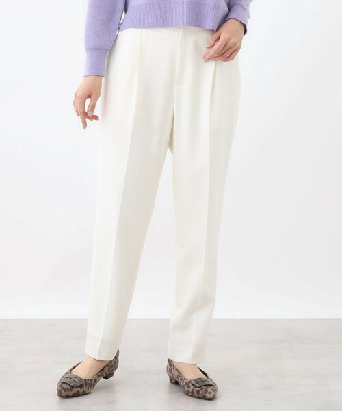 Reflect / リフレクト パンツ | 【腰周りすっきり◎】センタープレス入りテーパードパンツ | 詳細13