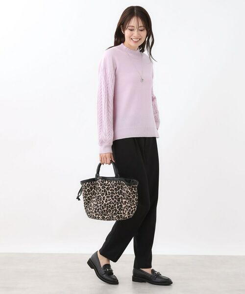 Reflect / リフレクト パンツ | 【腰周りすっきり◎】センタープレス入りテーパードパンツ | 詳細15