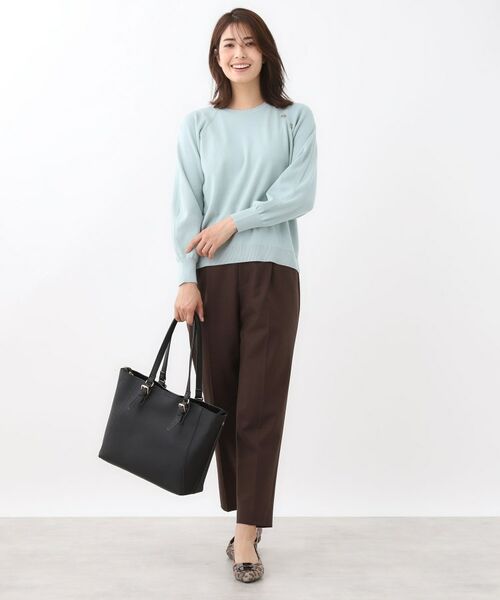 Reflect / リフレクト パンツ | 【腰周りすっきり◎】センタープレス入りテーパードパンツ | 詳細19