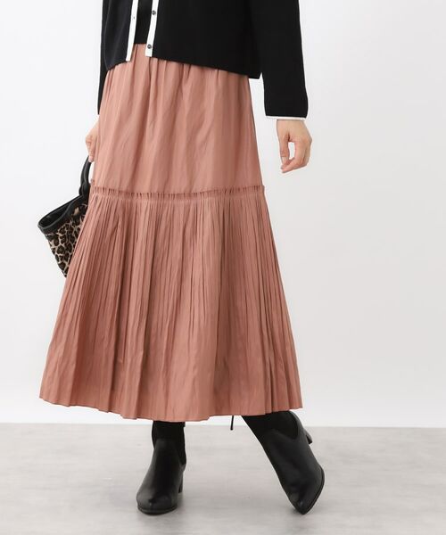 Reflect / リフレクト ロング・マキシ丈スカート | 【腰周りすっきり◎】プリーツギャザースカート | 詳細12
