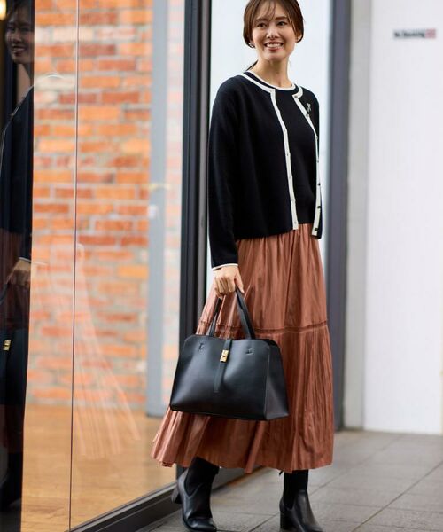 Reflect / リフレクト ロング・マキシ丈スカート | 【腰周りすっきり◎】プリーツギャザースカート | 詳細3