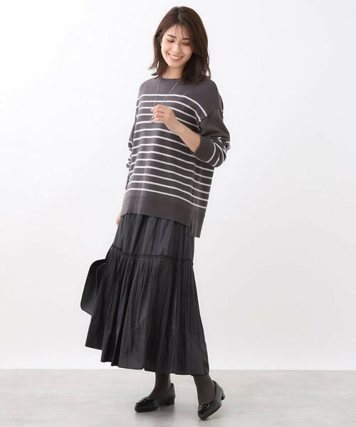 Reflect / リフレクト ロング・マキシ丈スカート | 【腰周りすっきり◎】プリーツギャザースカート | 詳細6
