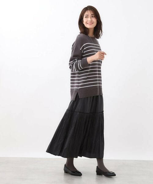 Reflect / リフレクト ロング・マキシ丈スカート | 【腰周りすっきり◎】プリーツギャザースカート | 詳細7
