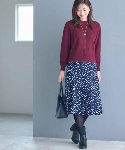 Reflect / リフレクト スカート | ソフトフレアプリントスカート | 詳細1