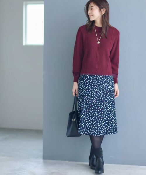 Reflect / リフレクト スカート | ソフトフレアプリントスカート | 詳細2