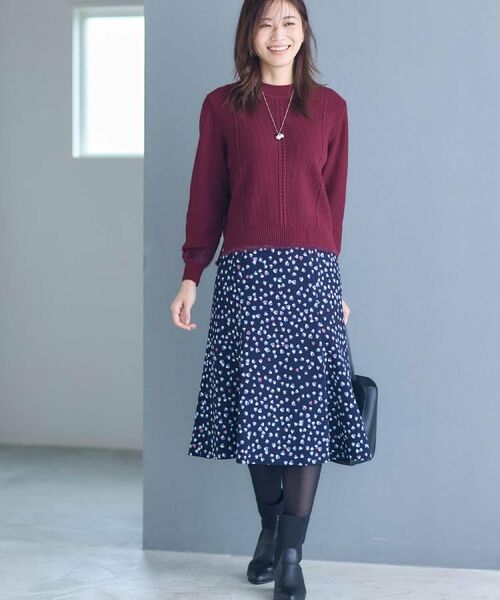 Reflect / リフレクト スカート | ソフトフレアプリントスカート | 詳細24