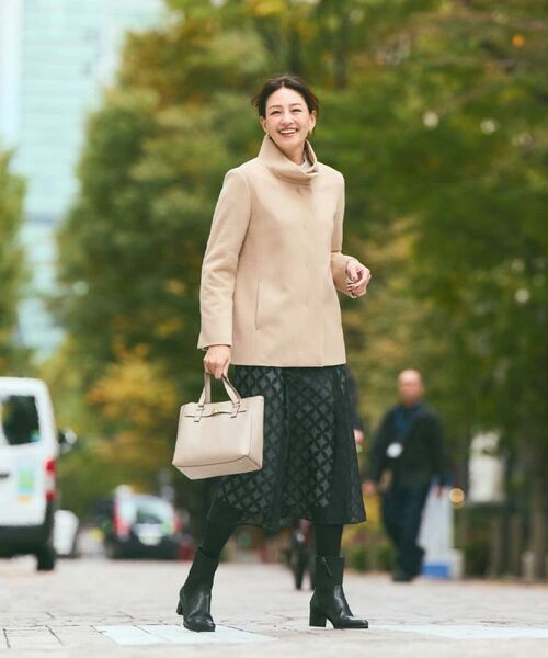 Reflect / リフレクト ロング・マキシ丈スカート | 【ウエストリボン付き】フラワー柄シアーフレアスカート | 詳細3