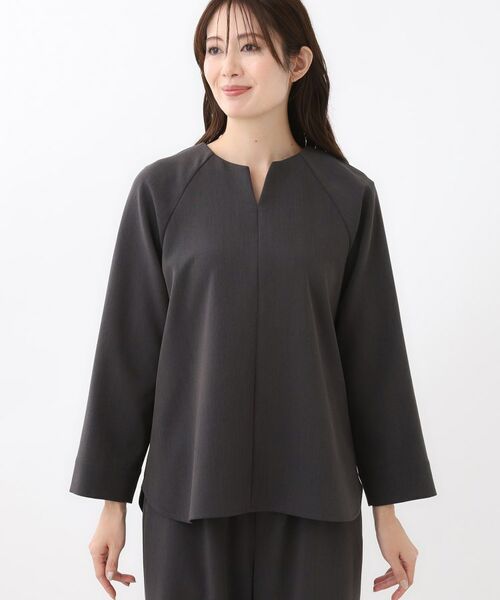 Reflect / リフレクト シャツ・ブラウス | 【秋映え/レイヤードスタイル◎/セットアップ可】ラグランスリーブプルオーバー | 詳細17