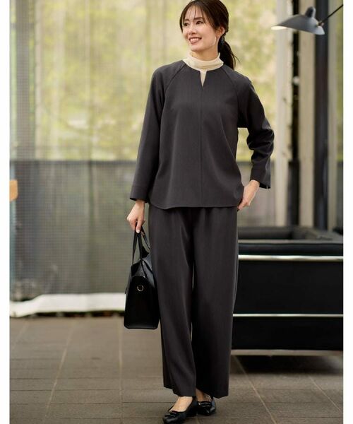 Reflect / リフレクト シャツ・ブラウス | 【秋映え/レイヤードスタイル◎/セットアップ可】ラグランスリーブプルオーバー | 詳細2