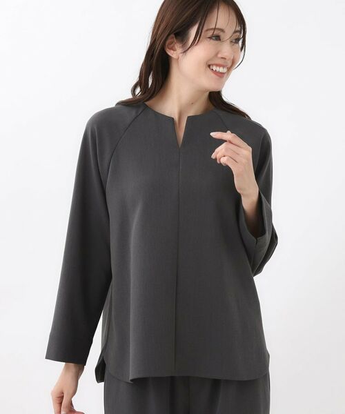 Reflect / リフレクト シャツ・ブラウス | 【秋映え/レイヤードスタイル◎/セットアップ可】ラグランスリーブプルオーバー | 詳細4