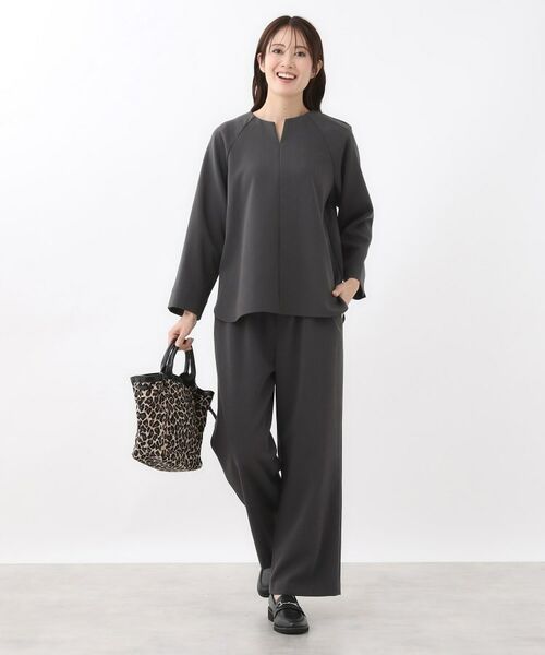 Reflect / リフレクト シャツ・ブラウス | 【秋映え/レイヤードスタイル◎/セットアップ可】ラグランスリーブプルオーバー | 詳細5