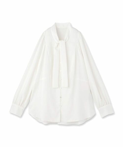 Reflect / リフレクト シャツ・ブラウス | 【レイヤードに◎】ボウタイブラウス | 詳細10