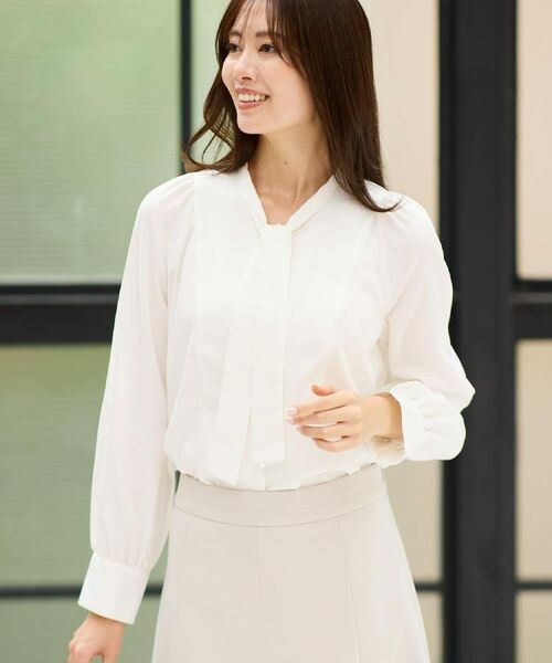 Reflect / リフレクト シャツ・ブラウス | 【レイヤードに◎】ボウタイブラウス | 詳細4