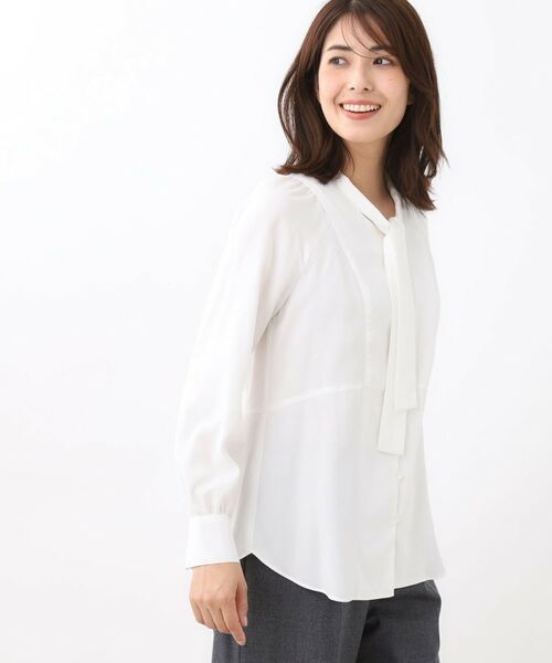 Reflect / リフレクト シャツ・ブラウス | 【レイヤードに◎】ボウタイブラウス | 詳細6
