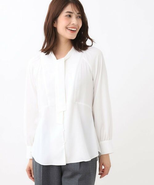 Reflect / リフレクト シャツ・ブラウス | 【レイヤードに◎】ボウタイブラウス | 詳細7