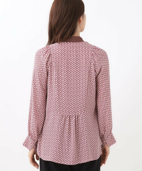Reflect / リフレクト シャツ・ブラウス | 【レイヤードに◎】ボウタイプリントブラウス | 詳細16