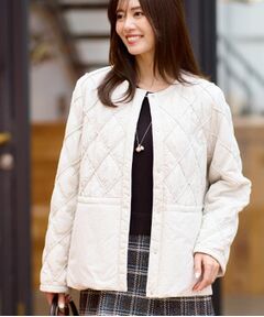 Reflect / リフレクト その他アウター | 【気軽な羽織に◎】中綿キルティングショートコート