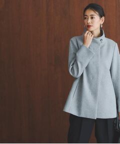 Reflect / リフレクト その他アウター | 【衿が顔に当たらない◎】スタンドネックミドルコート