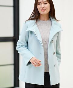 Reflect / リフレクト その他アウター | 【衿が顔に当たらない◎】スタンドネックミドルコート