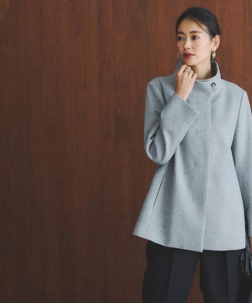 Reflect / リフレクト その他アウター | 【衿が顔に当たらない◎】スタンドネックミドルコート | 詳細1