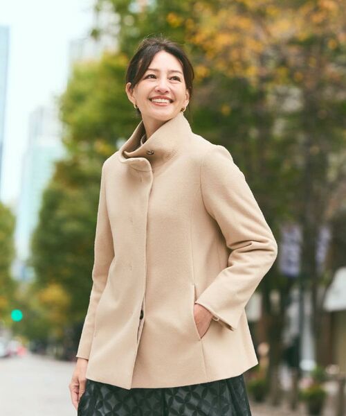 Reflect / リフレクト その他アウター | 【衿が顔に当たらない◎】スタンドネックミドルコート | 詳細3