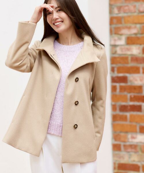 Reflect / リフレクト その他アウター | 【衿が顔に当たらない◎】スタンドネックミドルコート | 詳細4