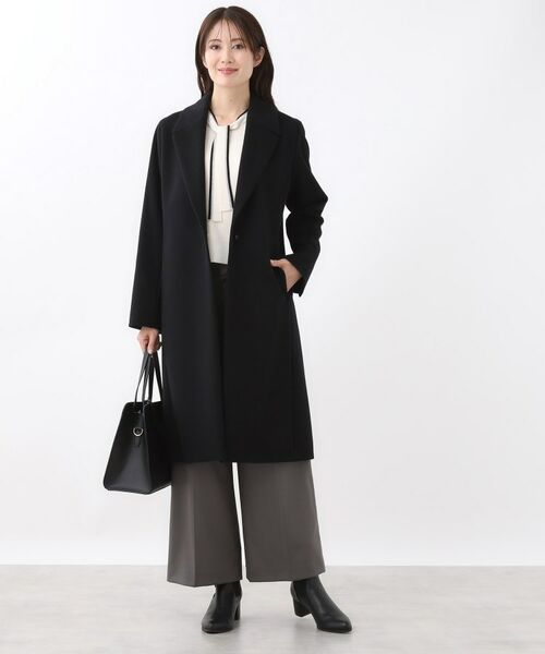 Reflect / リフレクト その他アウター | 【選べる6色】テーラードカラーロングウール混コート | 詳細12
