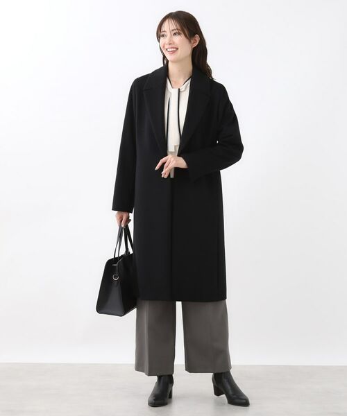 Reflect / リフレクト その他アウター | 【選べる6色】テーラードカラーロングウール混コート | 詳細13