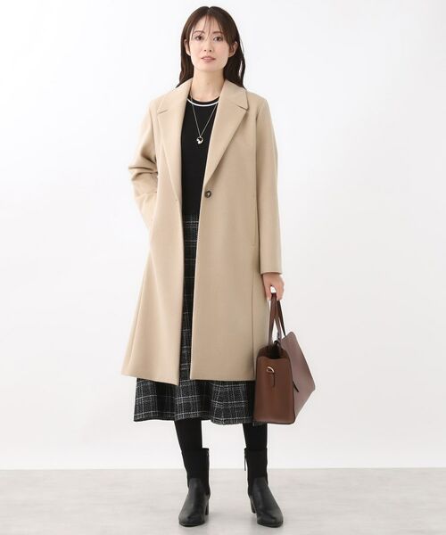 Reflect / リフレクト その他アウター | 【選べる6色】テーラードカラーロングウール混コート | 詳細16