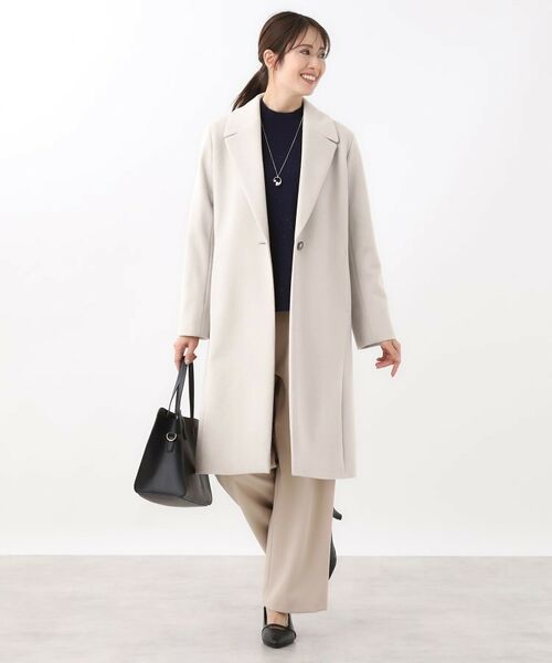 Reflect / リフレクト その他アウター | 【選べる6色】テーラードカラーロングウール混コート | 詳細24
