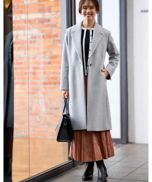 Reflect / リフレクト その他アウター | 【選べる6色】テーラードカラーロングウール混コート | 詳細5