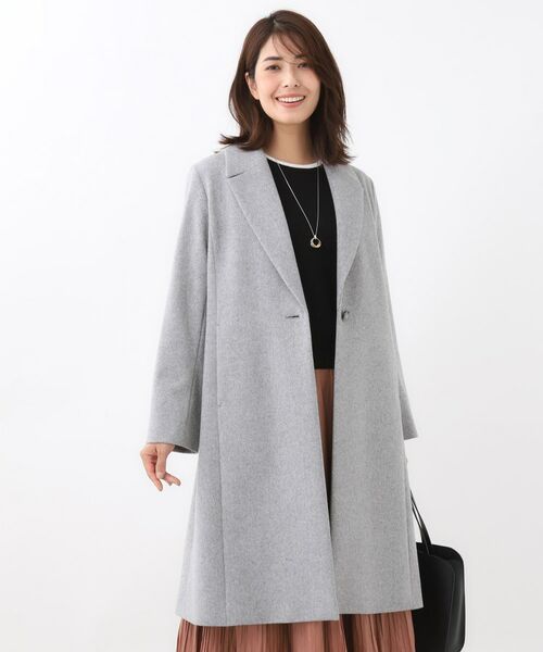 Reflect / リフレクト その他アウター | 【選べる6色】テーラードカラーロングウール混コート | 詳細7