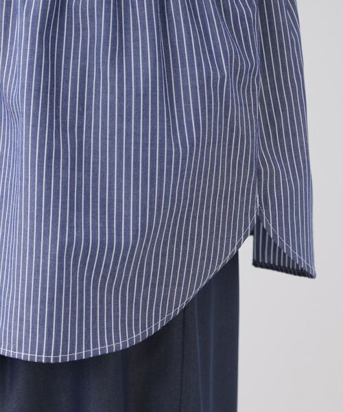 Reflect / リフレクト カットソー | 【重ね着でも一枚着でも◎】ドッキングジャージトップス | 詳細15