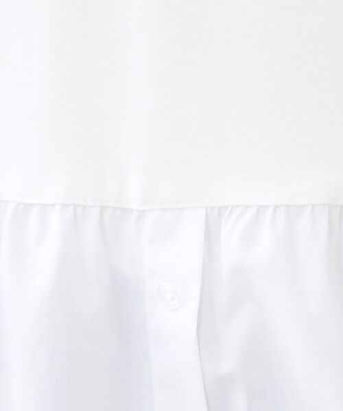 Reflect / リフレクト カットソー | 【重ね着でも一枚着でも◎】ドッキングジャージトップス | 詳細4