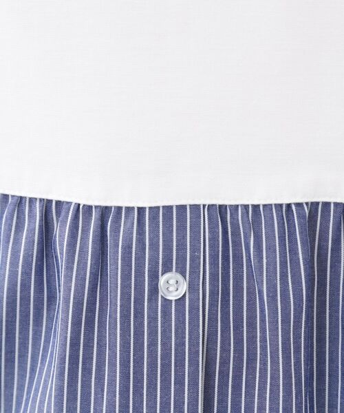 Reflect / リフレクト カットソー | 【重ね着でも一枚着でも◎】ドッキングジャージトップス | 詳細8