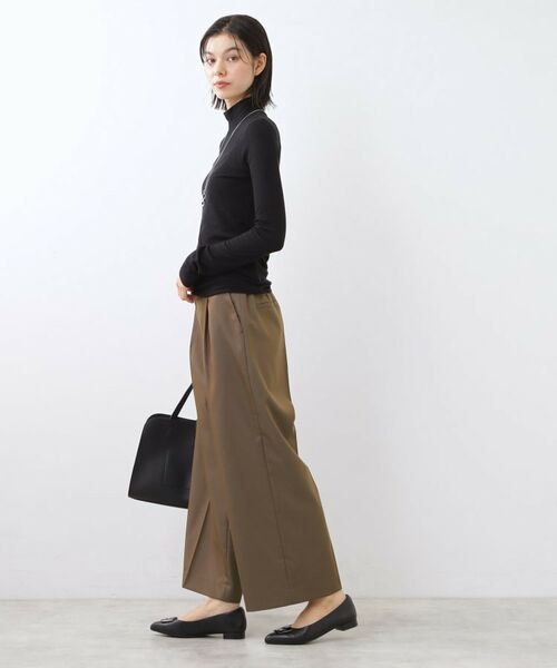 Reflect / リフレクト パンツ | 【キレイめもカジュアルスタイルも◎】ストレートワイドシルエットパンツ | 詳細2