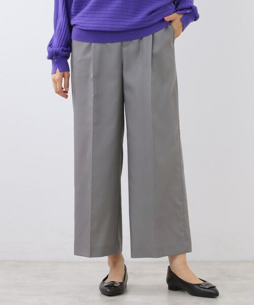 Reflect / リフレクト パンツ | 【キレイめもカジュアルスタイルも◎】ストレートワイドシルエットパンツ | 詳細7