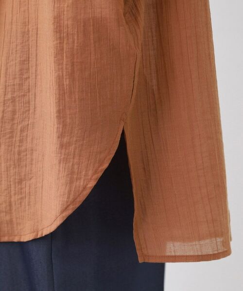 Reflect / リフレクト シャツ・ブラウス | 【重ね着でも一枚着でも◎】バンドカラーオーバーサイズシャツブラウス | 詳細19