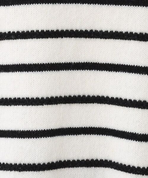 Reflect / リフレクト ニット・セーター | 【ゆったり着られる◎】ボートネックボーダーニット | 詳細13