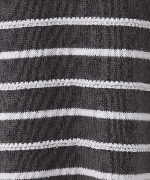 Reflect / リフレクト ニット・セーター | 【ゆったり着られる◎】ボートネックボーダーニット | 詳細17