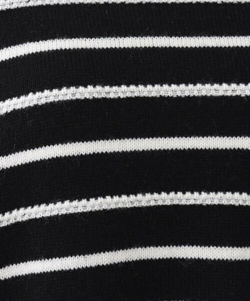 Reflect / リフレクト ニット・セーター | 【ゆったり着られる◎】ボートネックボーダーニット | 詳細21