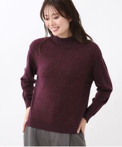 Reflect / リフレクト ニット・セーター | アーガイル柄ハイネックニット