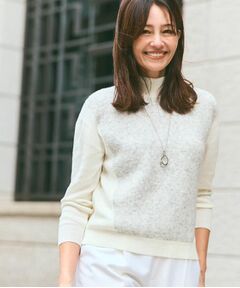 Reflect / リフレクト ニット・セーター | アーガイル柄ハイネックニット