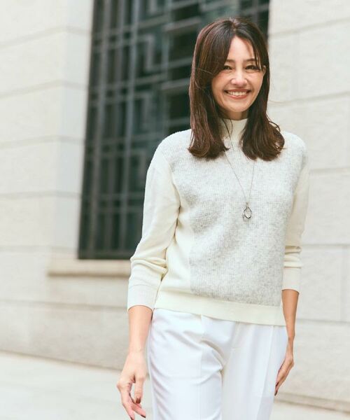 Reflect / リフレクト ニット・セーター | アーガイル柄ハイネックニット | 詳細1